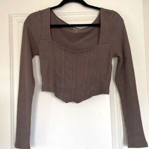Pacsun brown long sleeve